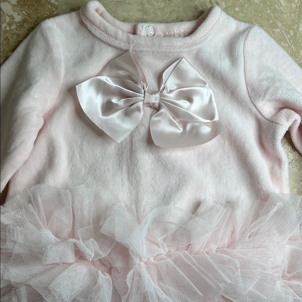 Pink Ruffled Kids One Piece - Picture 2 of 4
